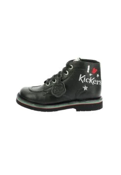 Kickers COL - Bottines à Lacets - Noir