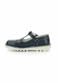 Kickers Derbies Cuir Kick Mary Jane - Mocassins - Bleu