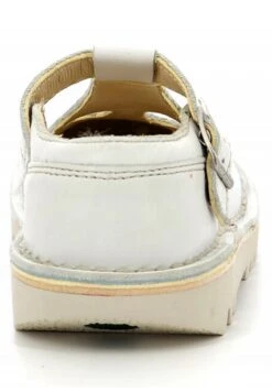 Kickers Cuir Mary Jane - Chaussures Premiers Pas - Blanc -Kickers Soldes Magasin 2cfbf423fe3847199f854ff0074da25e