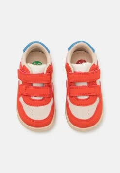 Kickers KICKMOTION UNISEX - Baskets Basses - Beige/rouge/jaune -Kickers Soldes Magasin 308e2282ebcf4d7686496a3f73a6a4d0