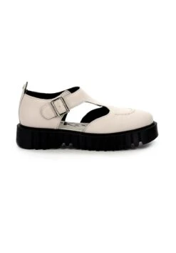 Kickers Derbies Cuir Kick Fantastic - Mocassins - Blanc -Kickers Soldes Magasin 323033d79de0473895b5e2e2b33cb012