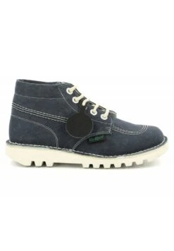 Kickers Hi - Bottines À Lacets - Bleu Clair -Kickers Soldes Magasin 38cf131a21c341c7b2085412c37652df