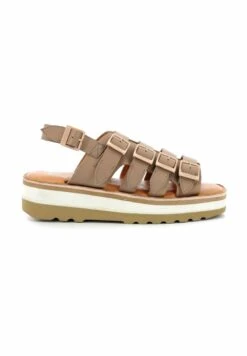 Kickers Cuir Kick Hi Sunny - Sandales Compensées - Beige 9 Kickers Cuir Kick Hi Sunny - Sandales Compensées - Beige -Kickers Soldes Magasin 3ceb0e8d6cd946bda7953d4f8b8bb932
