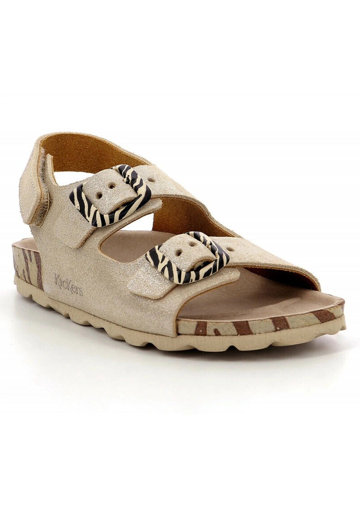 Kickers Sunyva - Chaussures Premiers Pas - Gris Clair 2 Kickers Sunyva - Chaussures Premiers Pas - Gris Clair – Image 2