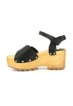 Kickers Kick Wedge Wise - Sandales Compensées - Noir