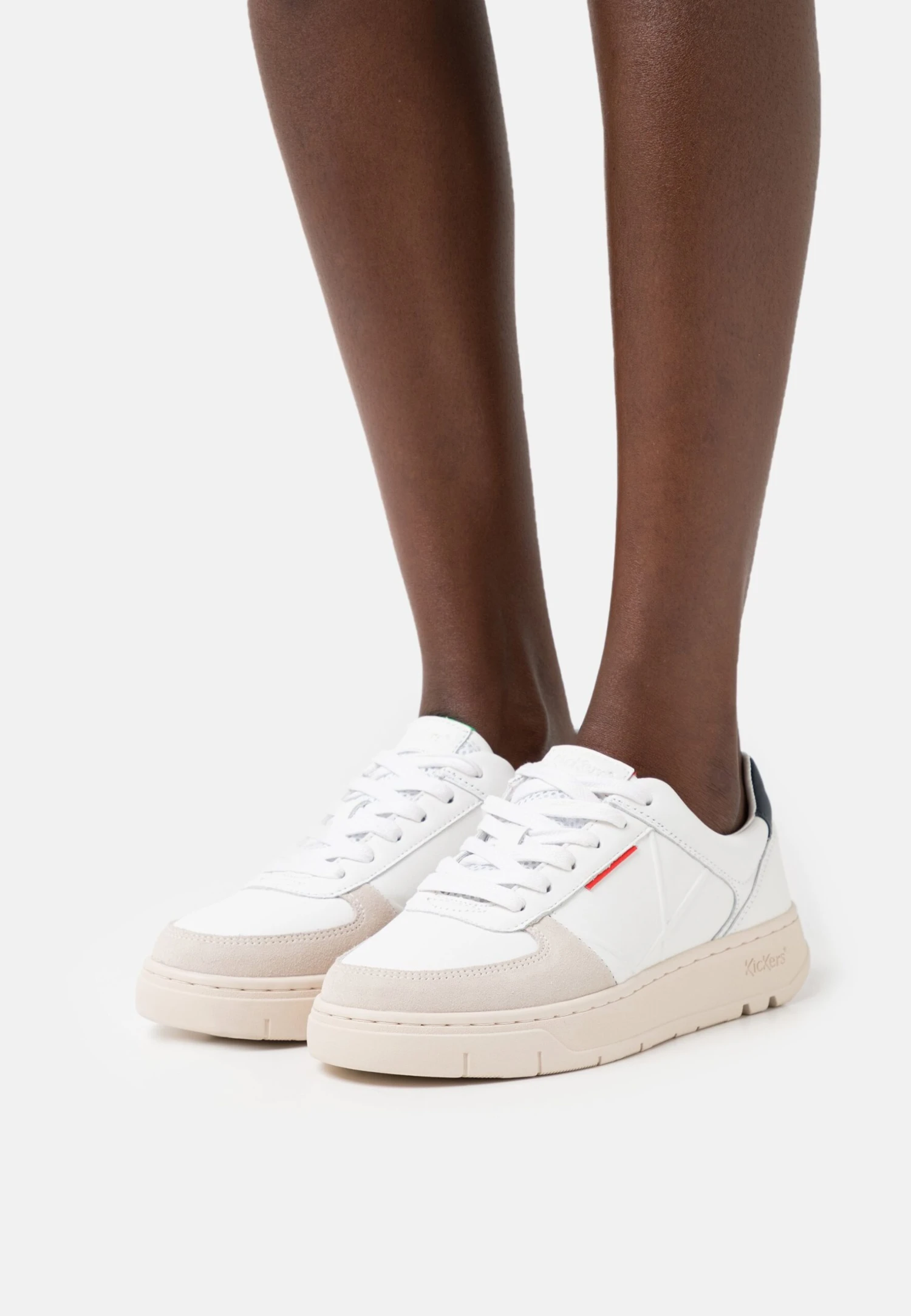 Kickers Kick Allow - Baskets Basses - Blanc/Marine 1 Kickers Kick Allow - Baskets Basses - Blanc/Marine