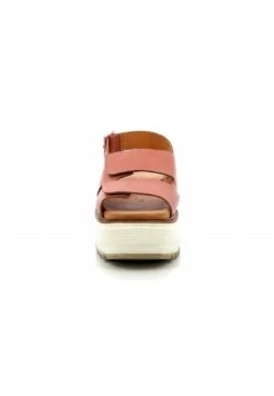Kickers Cuir Helio - Sandales À Plateforme - Rose -Kickers Soldes Magasin 49c7fe66d11a4d4290fec9abd747fef0