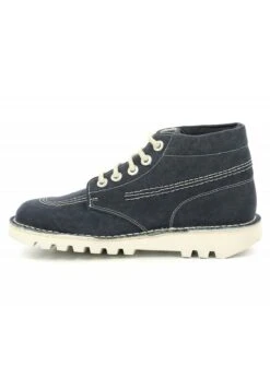 Kickers Hi - Bottines À Lacets - Bleu Clair