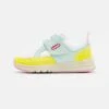 Kickers Kikustom - Baskets Basses - Blanc/Bleu/Jaune