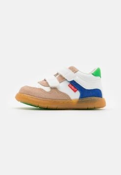 Kickers KICKMOTION - Baskets Basses - Beige/bleu/vert