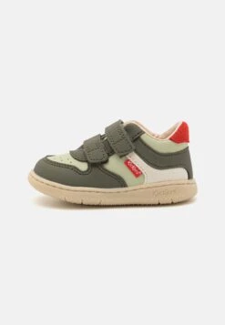 Kickers KICKMOTION UNISEX - Baskets Basses - Kaki/vert/blanc