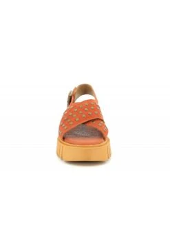 Kickers Cuir Kick Fact - Sandales À Plateforme - Orange -Kickers Soldes Magasin 61f10380b6fe41b48c27c9af7d8db796