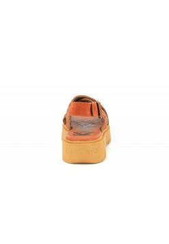 Kickers Cuir Kick Fact - Sandales À Plateforme - Orange -Kickers Soldes Magasin 63ae84b4c16742acab813185ca9925d0