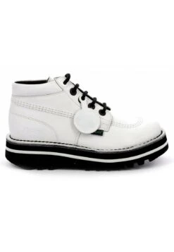 Kickers Kickplatform - Bottines À Lacets - Blanc -Kickers Soldes Magasin 6893caffc9104b3790aa9689425d4199