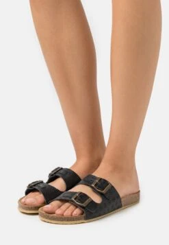 Kickers Eco Log - Mules - Noir