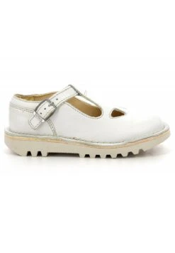Kickers Cuir Mary Jane - Chaussures Premiers Pas - Blanc -Kickers Soldes Magasin 6d87eddeccb145cca6109f3cf09494a0