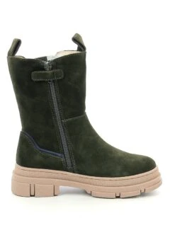 Kickers CUIR KICK GOZ - Bottines - Kaki -Kickers Soldes Magasin 6e1a12fdb53b4a83a476a60826e36f44