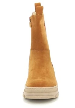 Kickers CUIR KICK GOZ - Bottines - Camel -Kickers Soldes Magasin 7047532bc3f144cbbfb5215f3371b682