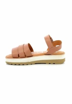 Kickers Cuir Kick Hi Sunset - Sandales À Plateforme - Beige