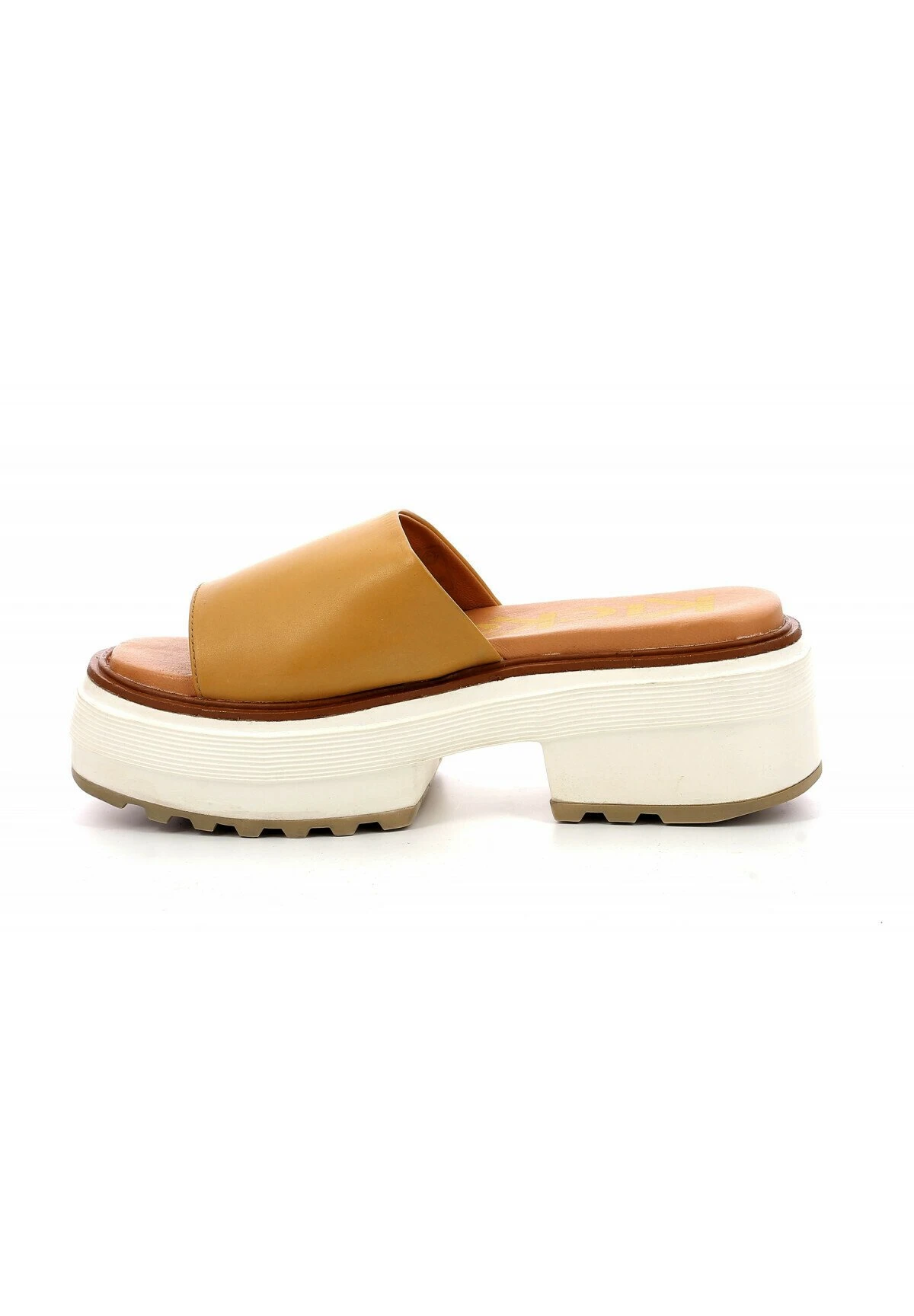 Kickers Cuir Hela - Mules À Talons - Jaune 1 Kickers Cuir Hela - Mules À Talons - Jaune