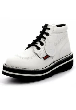 Kickers Kickplatform - Bottines À Lacets - Blanc -Kickers Soldes Magasin 79b1c8096423488cba1a08307f11e3a5