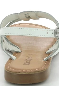 Kickers Sandales - Blanc Argent -Kickers Soldes Magasin 7b0b4e358b2f4f07b2529413ccdc2578