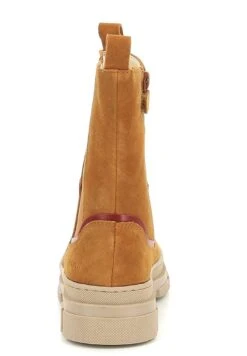 Kickers CUIR KICK GOZ - Bottines - Camel -Kickers Soldes Magasin 7e3b34b40431493b94f268bce6aee1df