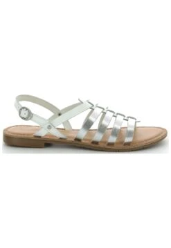 Kickers Sandales - Blanc Argent -Kickers Soldes Magasin 83ba0b0a279948b09e9828bcecf2a5e3