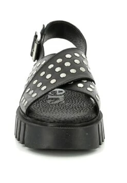 Kickers Cuir Kick Fact - Sandales À Plateforme - Noir -Kickers Soldes Magasin 8e2cddcf3b8a459facc4f726286df02b