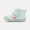 Kickers Sabio - Bottines - Bleu Clair Plumetis