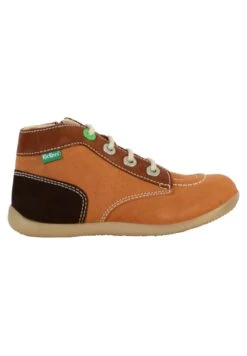 Kickers Basket - Baskets Montantes - Camel Marron Tricolore -Kickers Soldes Magasin 9bade1026b3b4c06bf2fb3d71d5a089a
