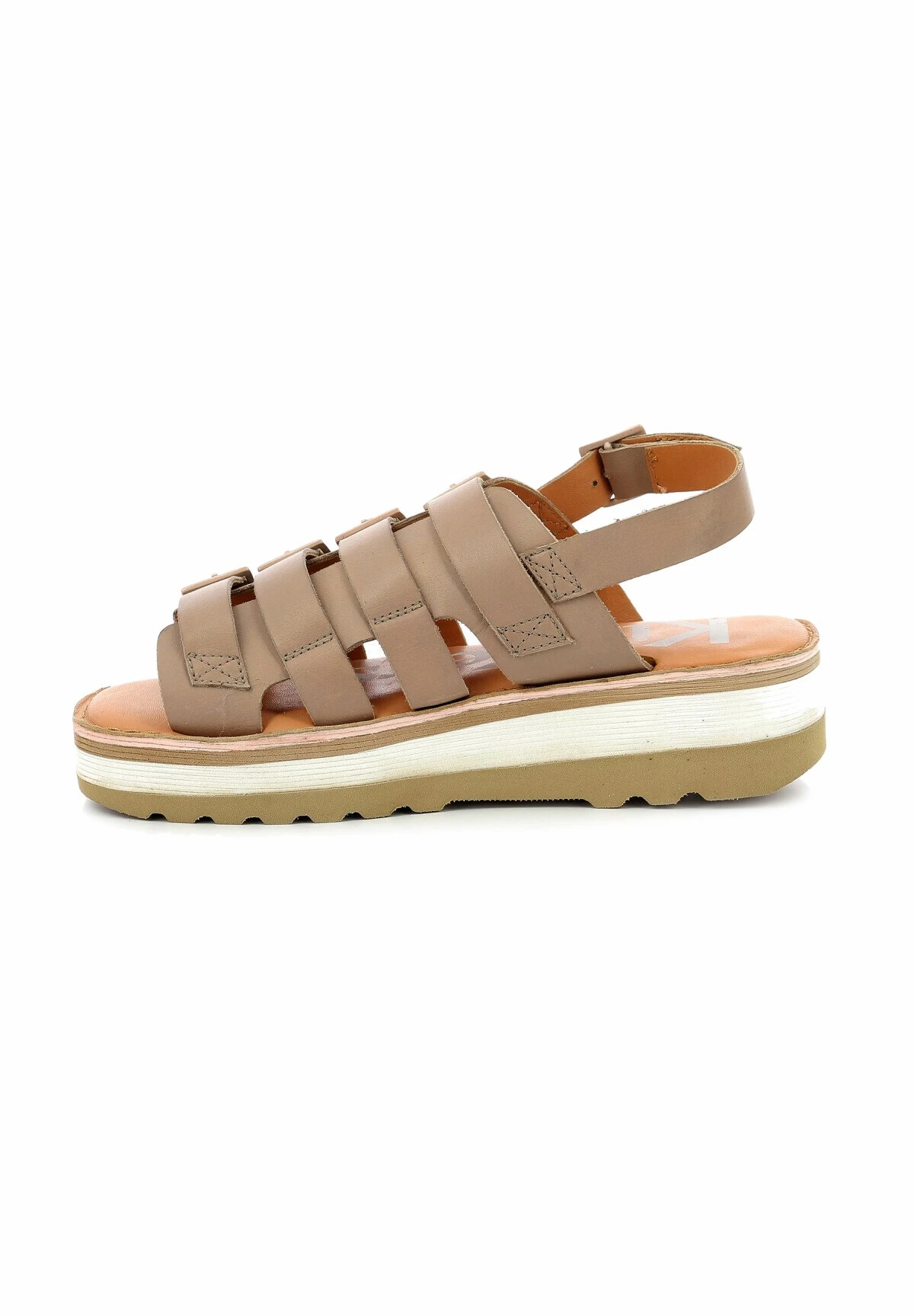 Kickers Cuir Kick Hi Sunny - Sandales Compensées - Beige 1 Kickers Cuir Kick Hi Sunny - Sandales Compensées - Beige