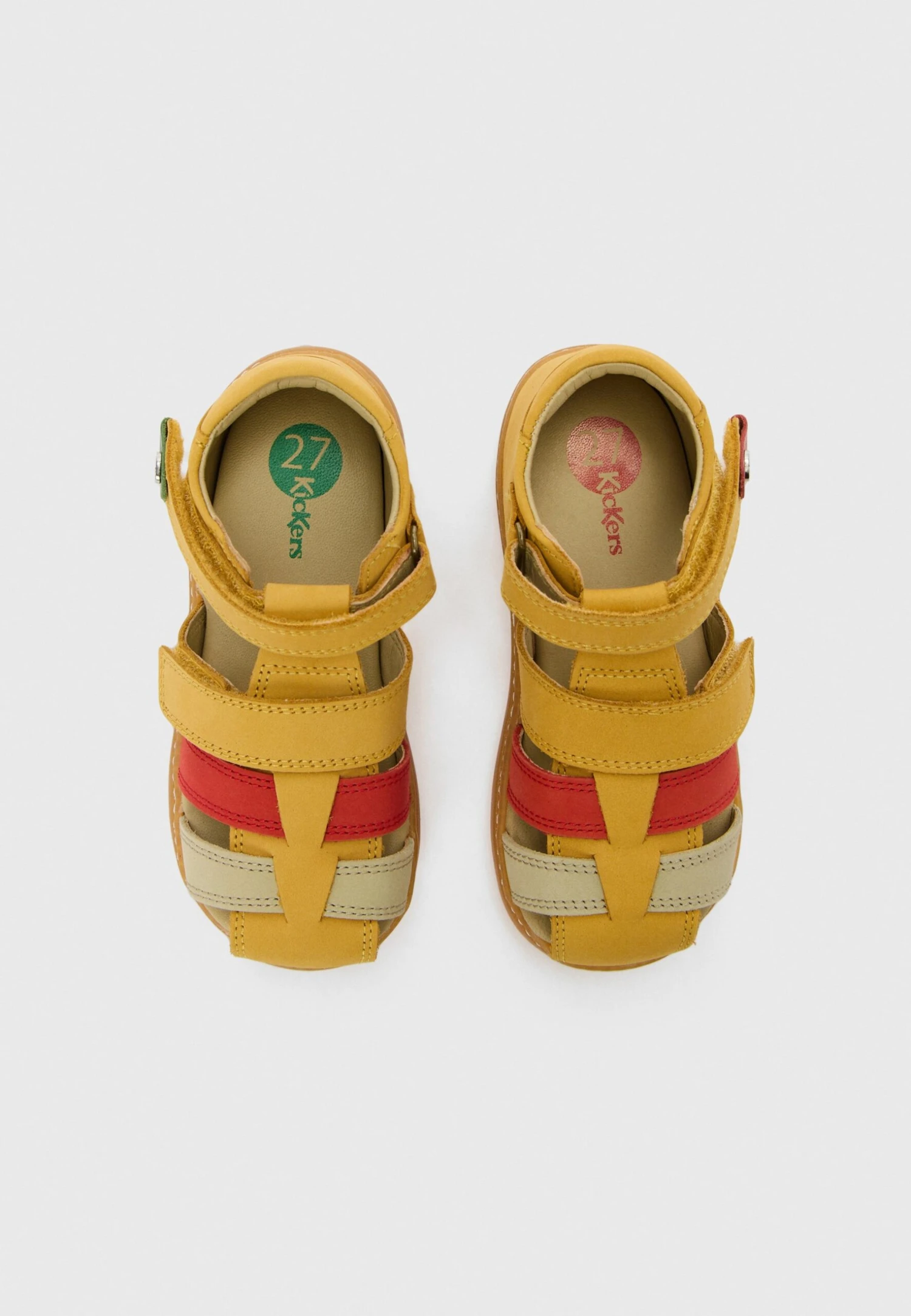 Kickers KICK POD - Sandales - Jaune Orange 4 Kickers KICK POD - Sandales - Jaune Orange – Image 4