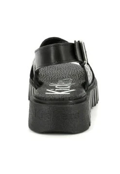 Kickers Cuir Kick Fact - Sandales À Plateforme - Noir -Kickers Soldes Magasin b920eced3916403fbcf25d27a032431a