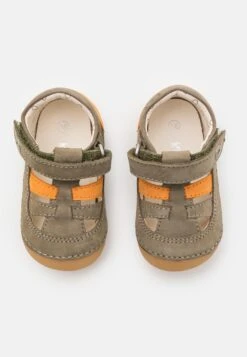 Kickers SUSHY - Chaussures à Scratch - Kaki/orange -Kickers Soldes Magasin bf24b1a46c19474ab0804a6489546b35