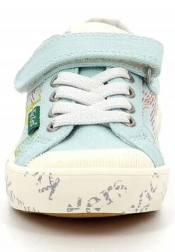 Kickers Basses Toile Gody - Chaussures Premiers Pas - Bleu -Kickers Soldes Magasin c0a16843f8f84b11a462849d5fb3dd79