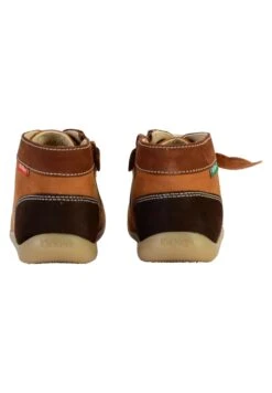 Kickers Basket - Baskets Montantes - Camel Marron Tricolore -Kickers Soldes Magasin c1183a9551784f1ab8849cda2a534c88