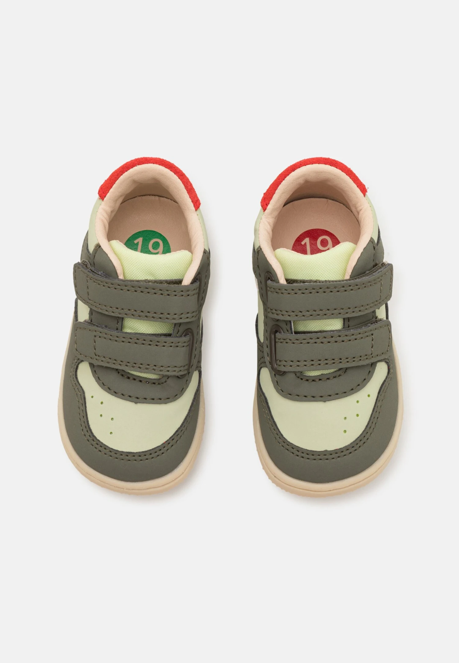 Kickers KICKMOTION UNISEX - Baskets Basses - Kaki/vert/blanc 4 Kickers KICKMOTION UNISEX - Baskets Basses - Kaki/vert/blanc – Image 4