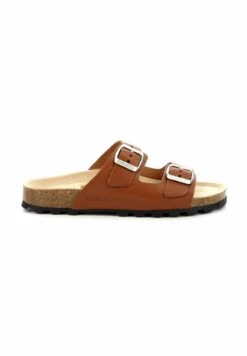 Kickers Mules - Marron Clair -Kickers Soldes Magasin d6337f99d00a400ca1a673b772daa0aa