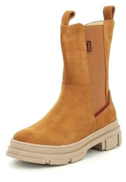 Kickers CUIR KICK GOZ - Bottines - Camel -Kickers Soldes Magasin d8e89d1b6e194e1d8fc70fb02a3c2cd1