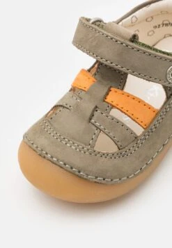 Kickers SUSHY - Chaussures à Scratch - Kaki/orange -Kickers Soldes Magasin da12dbc01ee6488d89edf2292663ac51