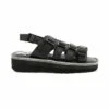 Kickers Cuir Kick Hi Sunny - Sandales Compensées - Noir
