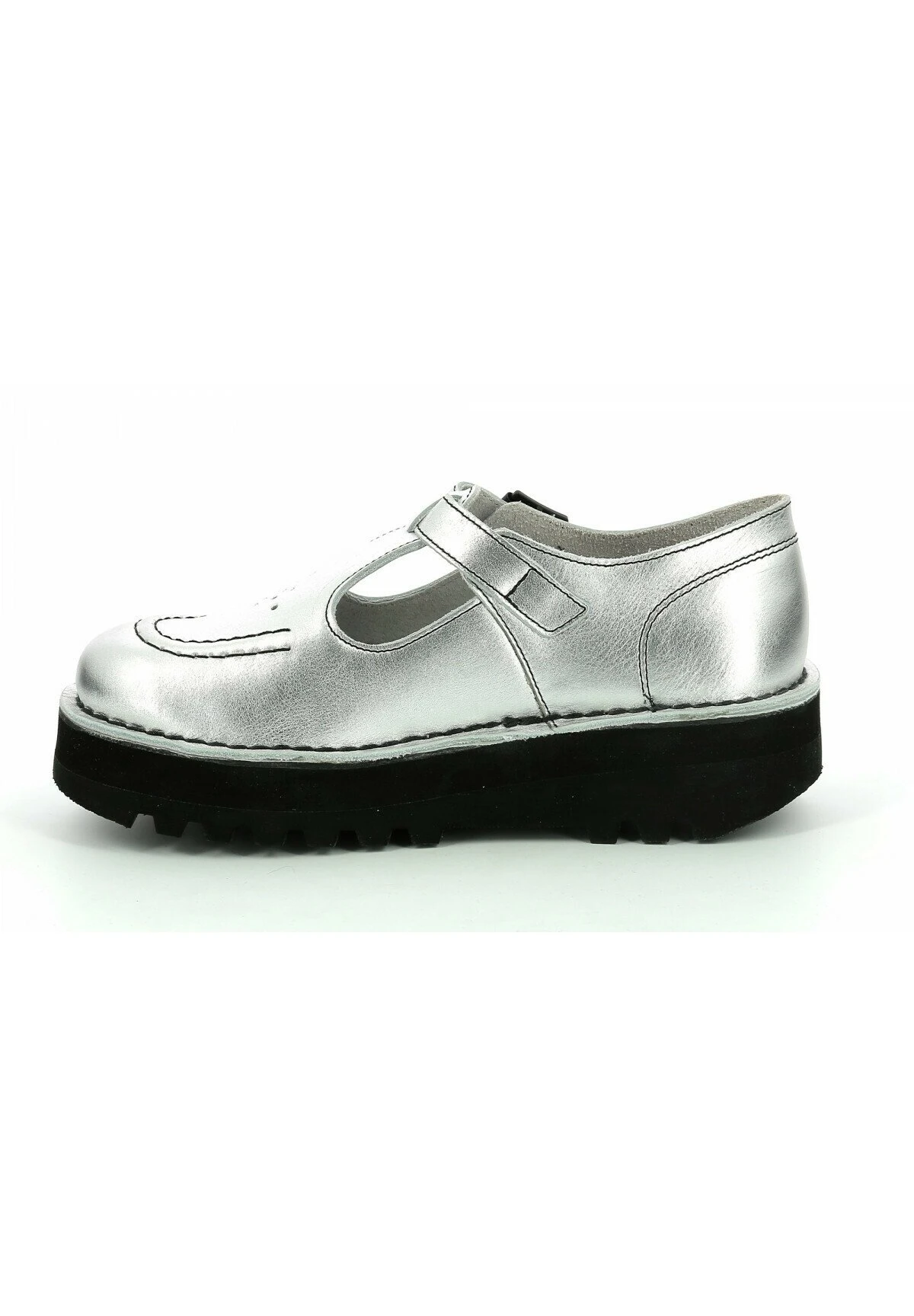 Kickers Ballerines À Brides - Argent 1 Kickers Ballerines À Brides - Argent