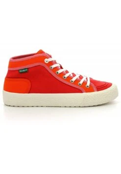 Kickers Arveiler - Baskets Montantes - Rouge -Kickers Soldes Magasin de116b6818a94dcf94d50f92e1926c95