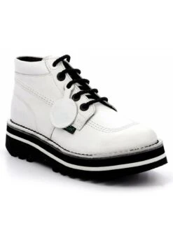 Kickers Kickplatform - Bottines À Lacets - Blanc -Kickers Soldes Magasin eda672a365f0430d9dd894455c6d4edd